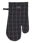 Noble House - Oven Glove Frog Check Grs D.grey 15X30 - Pajakindad - 15X30CM