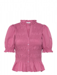 Bubbleroom - Short Sleeve Cotton Smock Blouse - L&uuml;hikeste varrukatega - XL