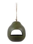 Present Time - Bird Feeder Capullo Luxury Green - Aiatarvikud - H 19CM