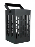 Dyberg Larsen - Luma Solar Lanterne Sort - Laternad - ONE SIZE