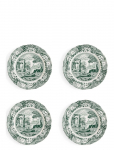 Spode - Heritage Green Italian Plate 4-Pack - Praetaldrikud - 27 CM