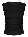 Pieces - Pcmadison Sl Ruching Top Jrs Noos Bc - Varrukateta - XL