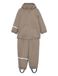 CeLaVi - Rainwear Set - Aop, W. Fleece - Vihmariiete komplektid - 90