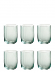 J-Line - S/6 Glass Water Kyle Menthe - Joogiklaasid - &Oslash; 7.5 CM