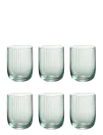 J-Line - S/6 Glass Water Kyle Menthe - Joogiklaasid - &Oslash; 7.5 CM