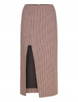 Maje - Midi Skirt With Houndstooth Slit - P&otilde;lveni ja midiseelikud - 40