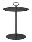 Blomus - Outdoor Side Table - 58 Cm, &Oslash; 42 Cm - Porter - Black - &Otilde;uelauad - &Oslash; 42CM