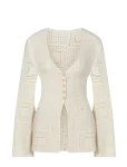 Malina - Mirella Fitted Crochet Cardigan - Kardiganid - M