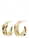 Pilgrim - Elara Organic Shaped Hoop Earrings Gold-Plated - R&otilde;ngad - ONE SIZE