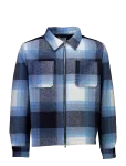 Lindbergh - Flannel Check Zip Through Overshirt - Kerged jakid - S