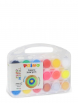 Primo - Poster Paint 18 Pots - Metallic Neon - V&auml;rvid - ONE SIZE