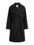 Calvin Klein - Funnel Neck Knee Length Wool Coa - Talvemantlid - XS