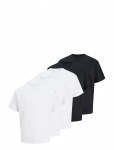 Jack & Jones - Jjeorganic Relaxed Tee Ss O-Neck 5Pk Mp - L&uuml;hikeste varrukatega - L