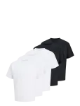 Jack & Jones - Jjeorganic Relaxed Tee Ss O-Neck 5Pk Mp - L&uuml;hikeste varrukatega - L