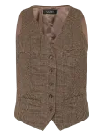 Lauren Ralph Lauren - Glen Plaid Wool Twill Vest - Varrukateta bleiserid - 42