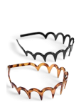 Pieces - Pcatta A Hairband 2-Pack - Juuksekummid - ONE SIZE