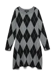 Vero Moda - Vmsilje Ls Boatneck Skater Dress - P&otilde;lveni ja midi - XL