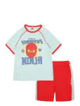 Lego Wear - Lego&reg; Ninjago&reg; Shorts Set - Lwtaj 305 - Komplektid l&uuml;hikeste varrukatega T-s&auml;rgiga - 122