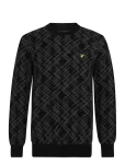 Lyle & Scott - Ladder Tartan Crew Neck Jumper - &Uuml;mara kaelusega - S