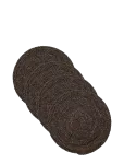 House Doctor - Placemat, Hdcircle, Chocolate - Lauamatid - XL:38CM