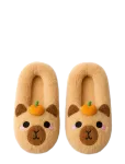 Puckator - Plush Slippers Anti-Slip Slip On (Eu39-41/Uk6-8) - Capybara - Sussid ja sisejalatsid - ONE SIZE