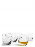 Sagaform - Club Whiskey Glasses, Rounded Base, 6-Pack - Viski- ja konjakiklaasid - 30 CL