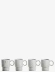 Sagaform - Coffee & More, Espresso 4-Pack - Espressotassid - 10 CL