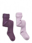 Minymo - Stocking - Solid Rib 2-Pack - Sukkp&uuml;ksid - 128-134
