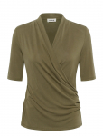 Soaked - Slcolumbine Wrap Blouse Ss - L&uuml;hikeste varrukatega - XS