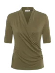 Soaked - Slcolumbine Wrap Blouse Ss - L&uuml;hikeste varrukatega - XS