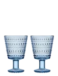 Iittala - Kastehelmi Univ. Glass 26Cl Aqua 2Pcs - Valge veini klaasid - 26 CL