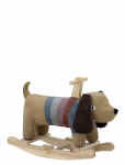 Bloomingville - Charlie Rocking Toy, Dog, Brown, Polyester - Kiikuvad m&auml;nguasjad - ONE SIZE
