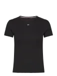 Tommy Jeans - Tjw Slim Essential Rib Ss Ext - L&uuml;hikeste varrukatega - XL