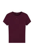 Tommy Jeans - Tjw Slim Essential Rib Ss Ext - L&uuml;hikeste varrukatega - XL