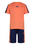 Adidas Sportswear - Lk 3S T-Set 160 - Komplektid l&uuml;hikeste varrukatega T-s&auml;rgiga - 122