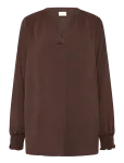 ONLY Carmakoma - Carmetta L/S V-Neck Top Wvn Noos - Pikkade varrukatega - 42