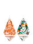 Marimekko Home - Karuselli Tea Towel 2 Pcs - K&ouml;&ouml;gir&auml;tikud - 43X70CM
