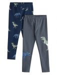 Lindex - Leggings 2 Pack Trucks - Retuusid - 92