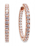 Marmara Sterling - Goldplated Hoop Earrings - R&otilde;ngad - ONE SIZE