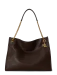 Lauren Ralph Lauren - Pebbled Leather Large Bradley Tote Bag - Ostukotid - ONE SIZE