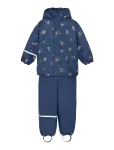 CeLaVi - Rainwear Set - Aop, W. Fleece - Vihmariiete komplektid - 80