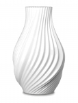 Lyngby Porcel&aelig;n - Twist Vase H18 Cm Hvid Porcel&aelig;n - Muud vaasid - 18 CM