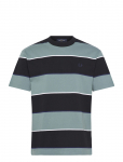 Fred Perry - Striped Relaxed T-Shirt - L&uuml;hikeste varrukatega - XL