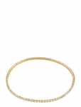 Pilgrim - Arash Crystal Bracelet Gold-Plated - K&auml;eketid - ONE SIZE