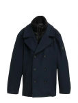 Tom Tailor - Wool Caban With Insert - Villased mantlid - XXL