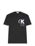 Calvin Klein - Ss 20S Eu Ck Overlap Graphic Tee - L&uuml;hikeste varrukatega - M