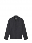 Mads N&oslash;rgaard - Narrow Twill Dexter Zip Shirt - Pealiss&auml;rgid - M