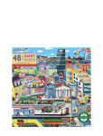 Eeboo - Giant Puzzle 48 Pcs - Within The City - Klassikalised m&otilde;istatused - ONE SIZE