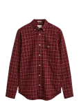Gant - Reg Classic Poplin Check Shirt - Ruudulised s&auml;rgid - XXXL