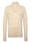 Lindbergh - Nep-Yarn Shawl Collar Knit - V-kaelusega - XXL